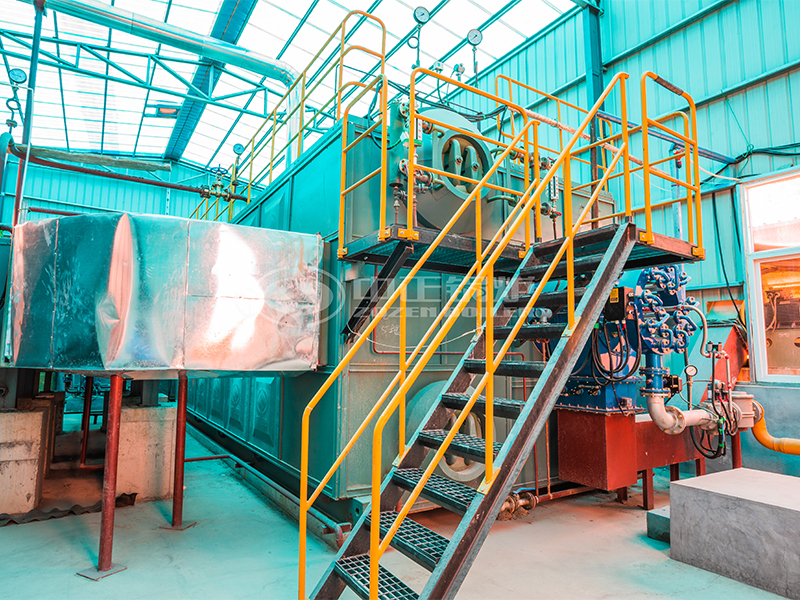 25噸SZS冷凝式燃氣蒸汽鍋爐項目(焦作豫竹方便面廠)